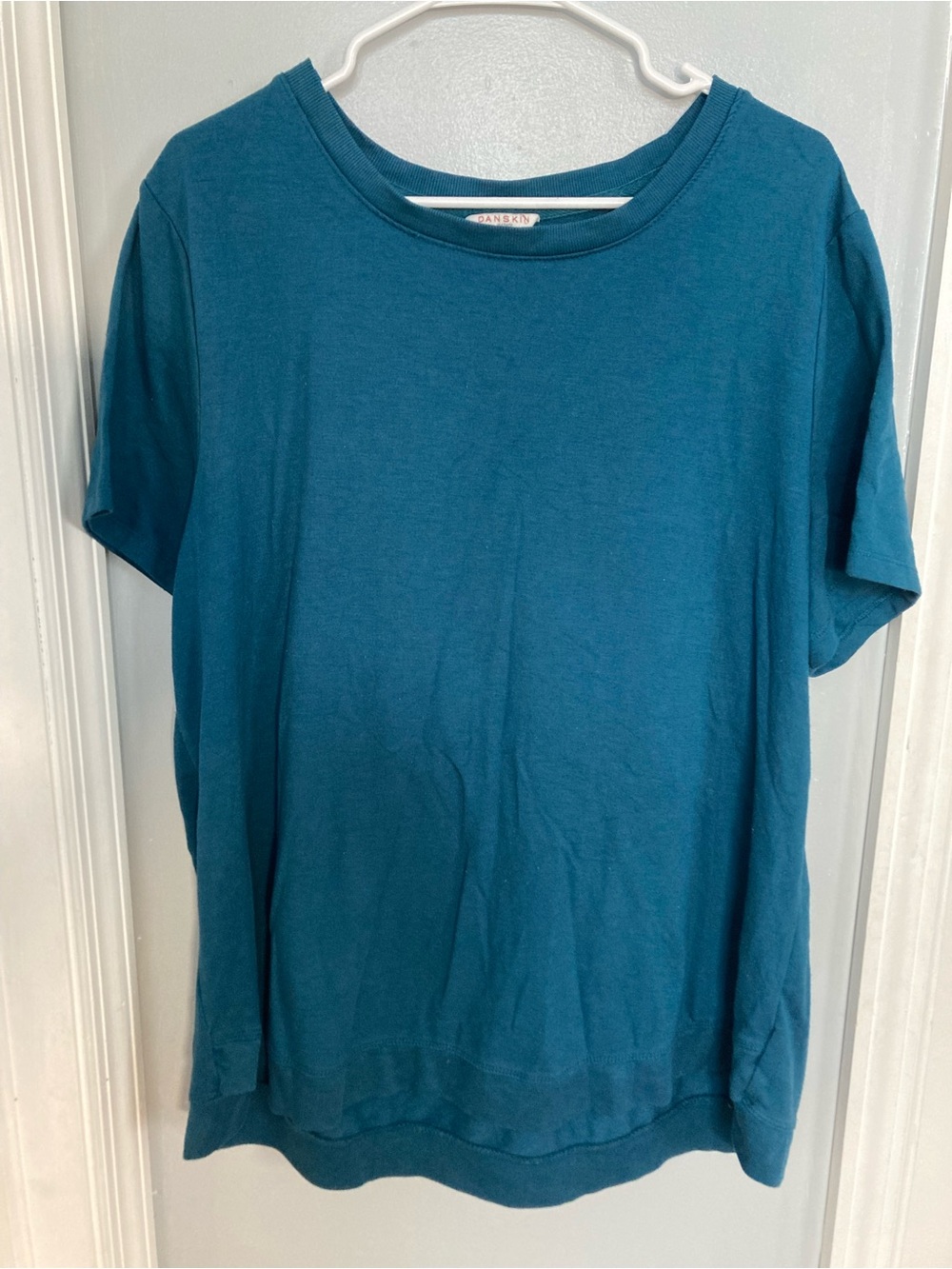 Danskin Teal Short-Sleeve Crewneck Tee